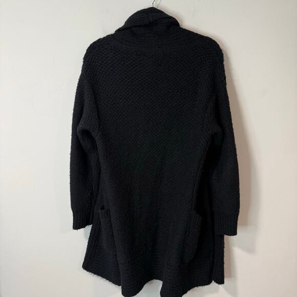Anthropologie Pilcro Women's Eyelash Cardigan Sweater Black XS - Picture 2 of 8